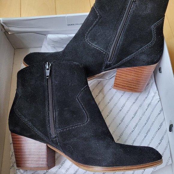 aldo suede booties